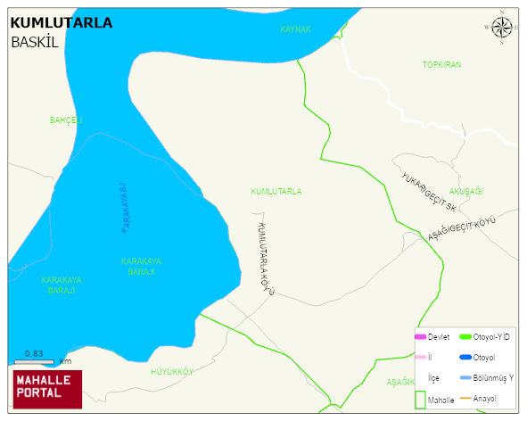KUMLUTARLA Köyü Haritası | İnteraktif Köy ve Mahalle Sınırları