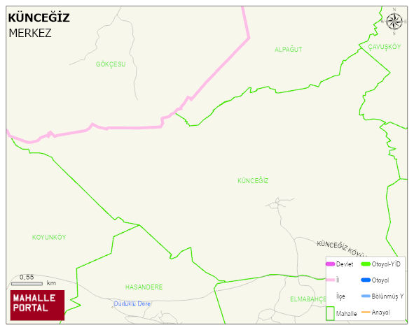 KÜNCEĞİZ Köyü Haritası | Uydu Görüntüsü ve Harita Detayları
