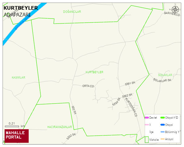 KURTBEYLER Mahallesi Haritası | Uydu Görüntüsü ve Harita Detayları