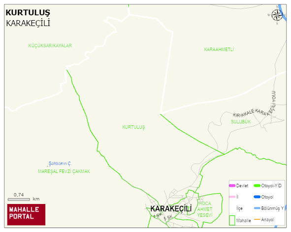 KURTULUŞ Mahallesi Haritası | Mahalle Sokak Haritası
