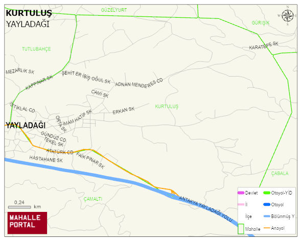 KURTULUŞ Mahallesi Haritası | Uydu Görüntüsü ve Harita Detayları