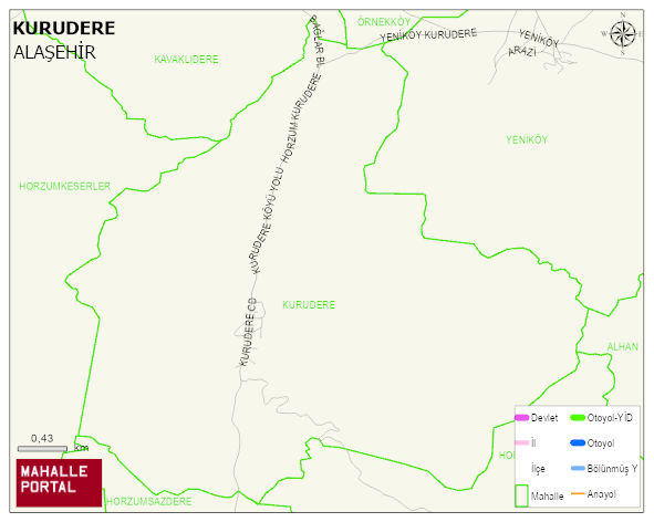 KURUDERE Mahallesi Haritası | Uydu Görüntüsü ve Harita Detayları