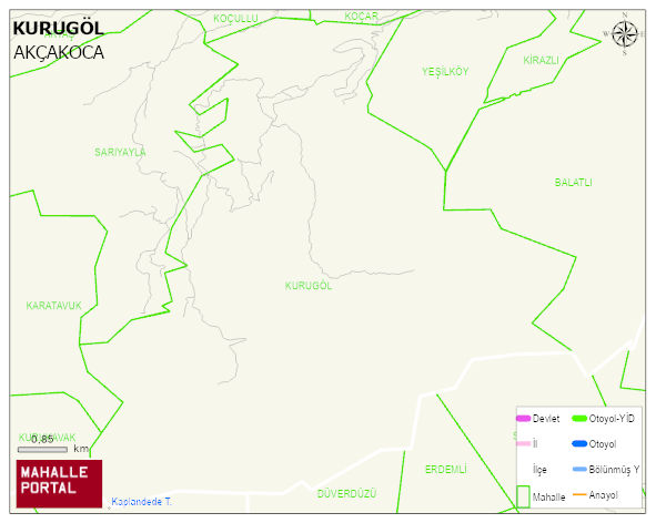 KURUGÖL Köyü Haritası | İnteraktif Köy ve Mahalle Sınırları