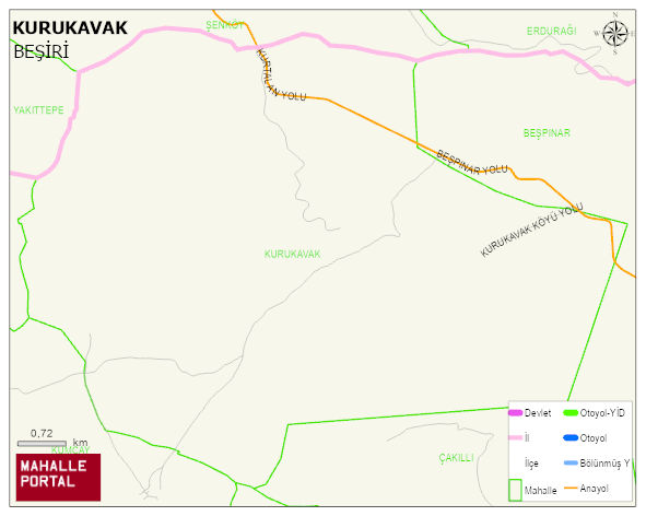 KURUKAVAK Köyü Haritası | İnteraktif Köy ve Mahalle Sınırları