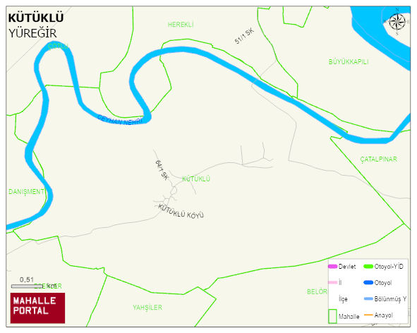 KÜTÜKLÜ Mahallesi Haritası | Mahalle Sokak Haritası