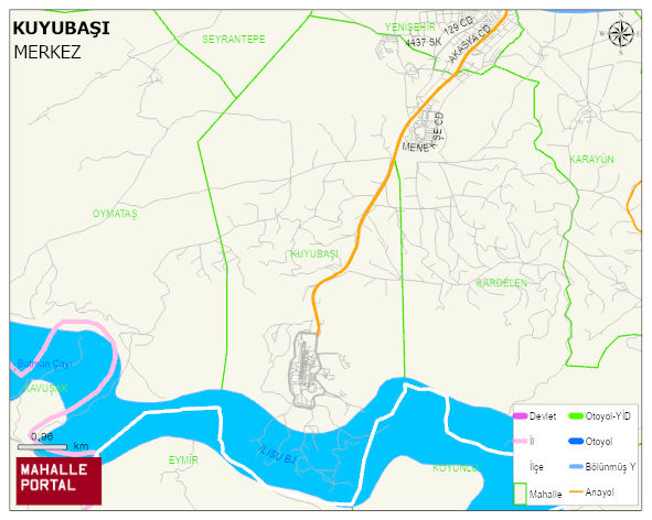 KUYUBAŞI Köyü Haritası | Mahalle Sokak Haritası