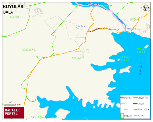 KUYULAR Mahallesi Haritası | Sayısal Bölge Görünümü