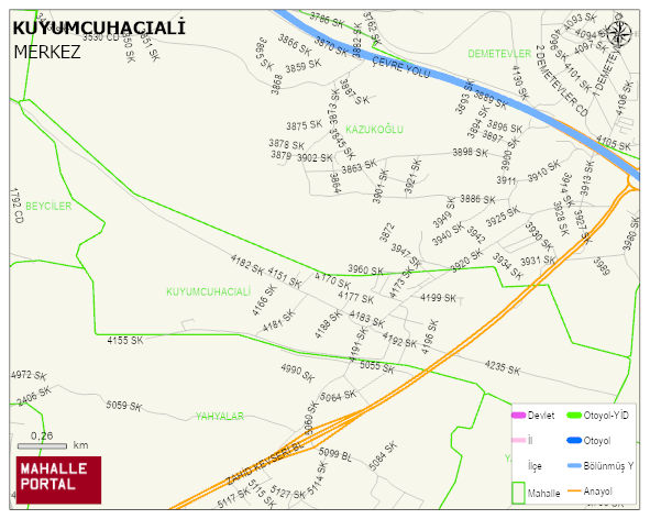 KUYUMCUHACIALİ Mahallesi Haritası | İnteraktif Köy ve Mahalle Sınırları