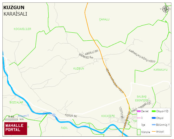 KUZGUN Mahallesi Haritası | İnteraktif Köy ve Mahalle Sınırları