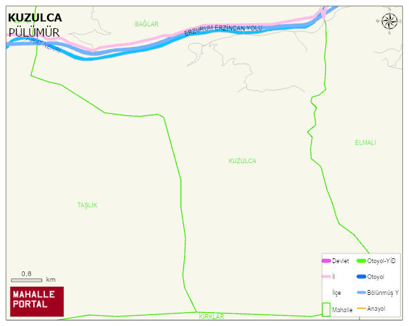 KUZULCA Köyü Haritası | Mahalle Sokak Haritası