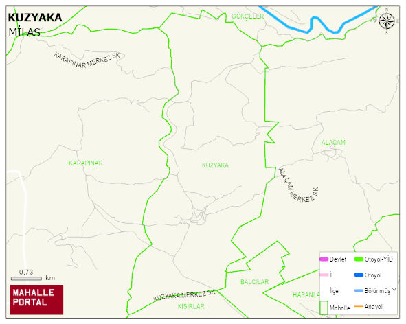 KUZYAKA Mahallesi Haritası | Mahalle Sokak Haritası