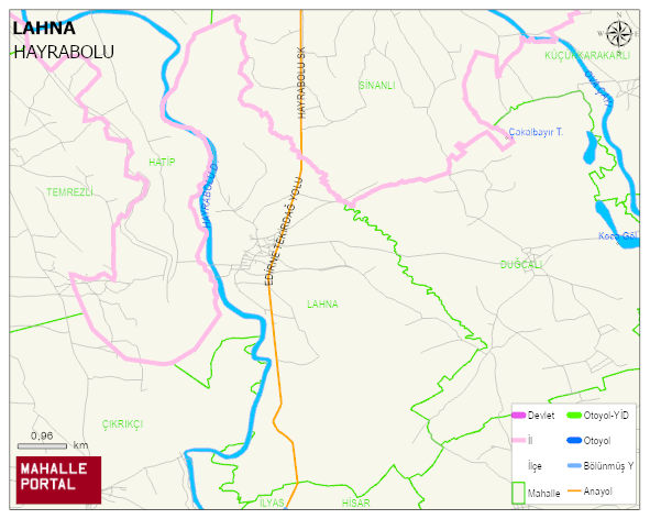LAHNA Mahallesi Haritası | Mahalle Sokak Haritası