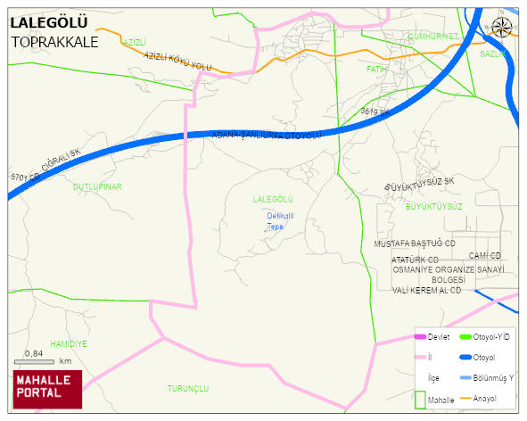 LALEGÖLÜ Köyü Haritası | Uydu Görüntüsü ve Harita Detayları