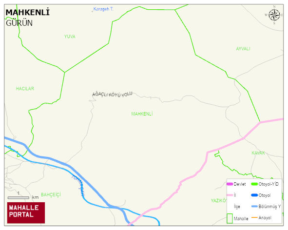 MAHKENLİ Köyü Haritası | Mahalle Sokak Haritası