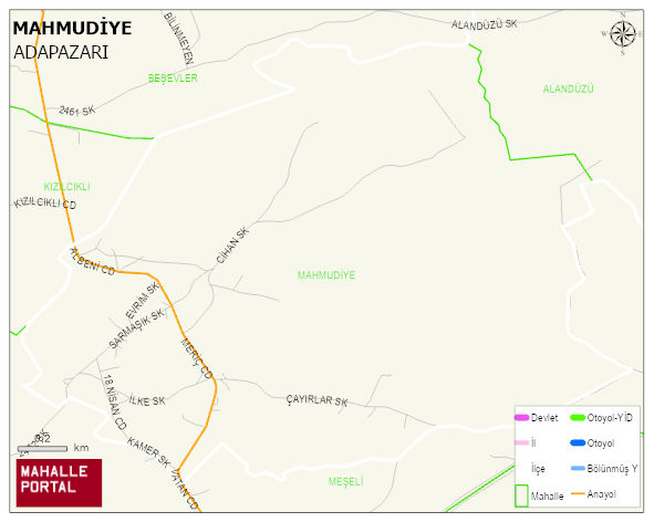MAHMUDİYE Mahallesi Haritası | Uydu Görüntüsü ve Harita Detayları