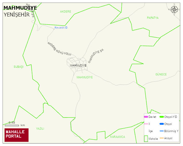 MAHMUDİYE Mahallesi Haritası | Uydu Görüntüsü ve Harita Detayları
