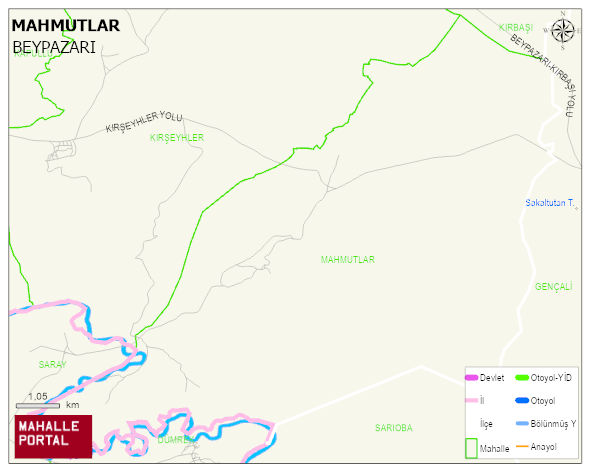 MAHMUTLAR Mahallesi Haritası | Güncel Mahalle ve Köy Haritası