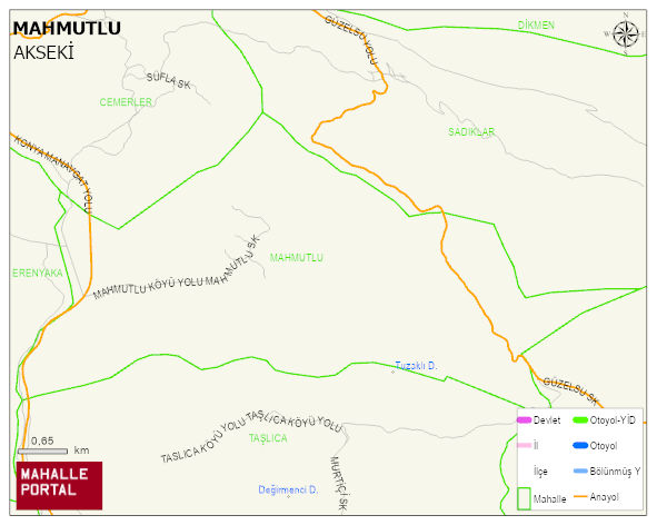 MAHMUTLU Mahallesi Haritası | İnteraktif Köy ve Mahalle Sınırları