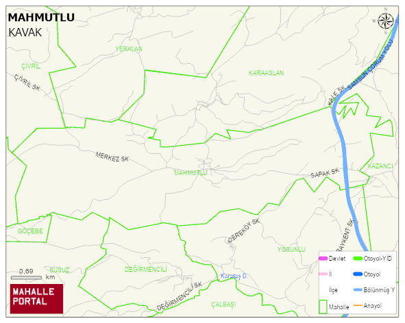 MAHMUTLU Mahallesi Haritası | Mahalle Sokak Haritası