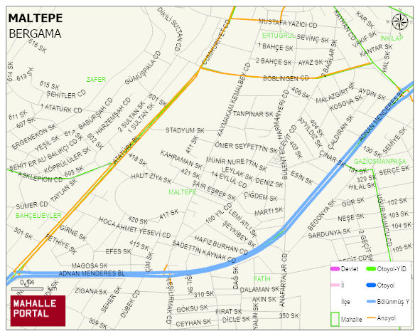 MALTEPE Mahallesi Haritası | İnteraktif Köy ve Mahalle Sınırları