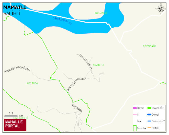 MAMATLI Mahallesi Haritası | İnteraktif Köy ve Mahalle Sınırları