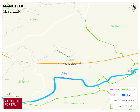MANCILIK Köyü Haritası | Coğrafi Yapı ve Detaylı Haritası