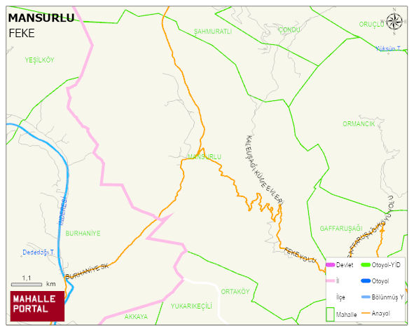 MANSURLU Mahallesi Haritası | Uydu Görüntüsü ve Harita Detayları