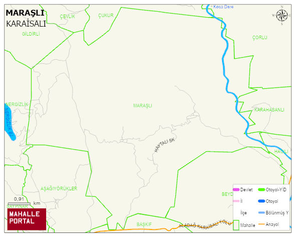 MARAŞLI Mahallesi Haritası | Uydu Görüntüsü ve Harita Detayları