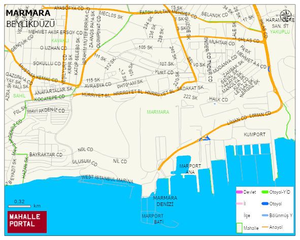 MARMARA Mahallesi Haritası | Mahalle Sokak Haritası