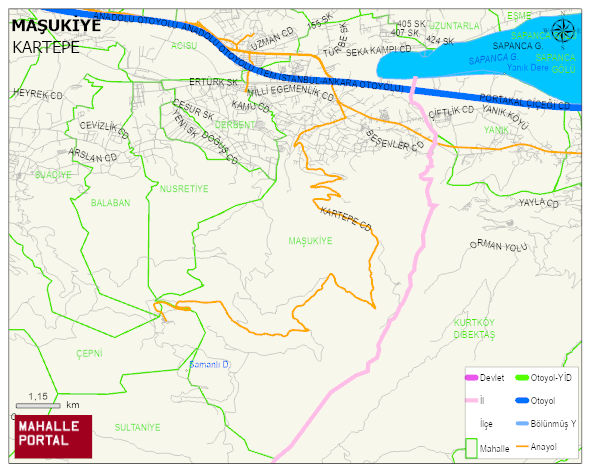 MAŞUKİYE Mahallesi Haritası | Mahalle ve Köy Sınırı