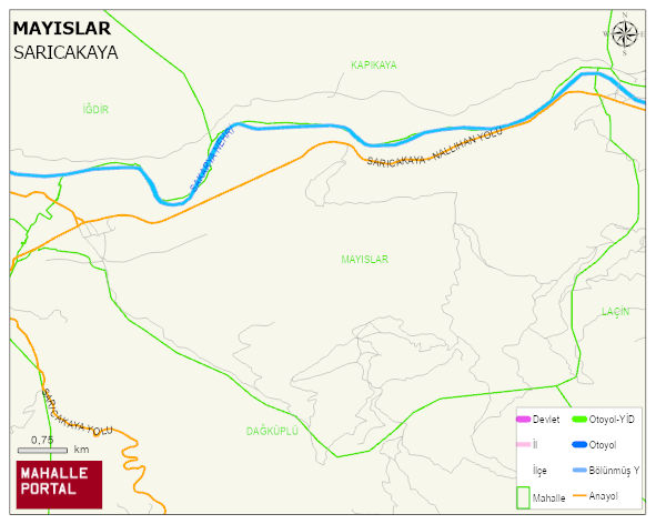 MAYISLAR Mahallesi Haritası | Detaylı Köy ve Mahalle Görünümü