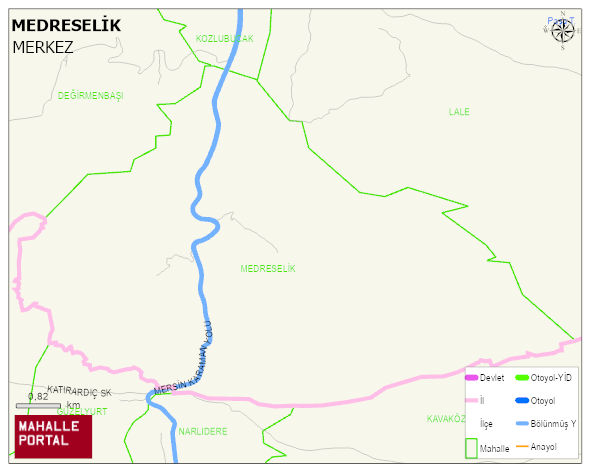 MEDRESELİK Köyü Haritası | Mahalle Sokak Haritası