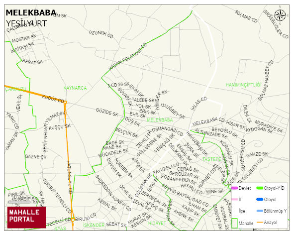 MELEKBABA Mahallesi Haritası | Güncel Mahalle ve Köy Haritası