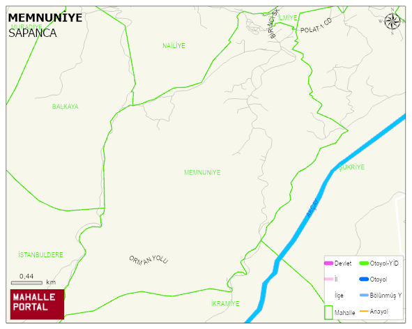 MEMNUNİYE Mahallesi Haritası | İnteraktif Köy ve Mahalle Sınırları