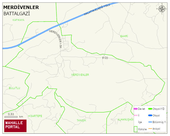 MERDİVENLER Mahallesi Haritası | Uydu Görüntüsü ve Harita Detayları
