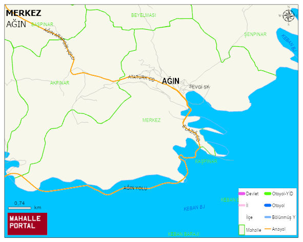 MERKEZ Mahallesi Haritası | Detaylı Köy ve Mahalle Görünümü