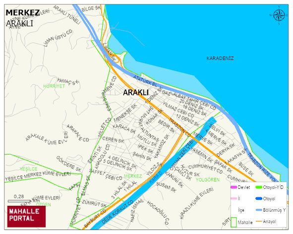 MERKEZ Mahallesi Haritası | Detaylı Köy ve Mahalle Görünümü