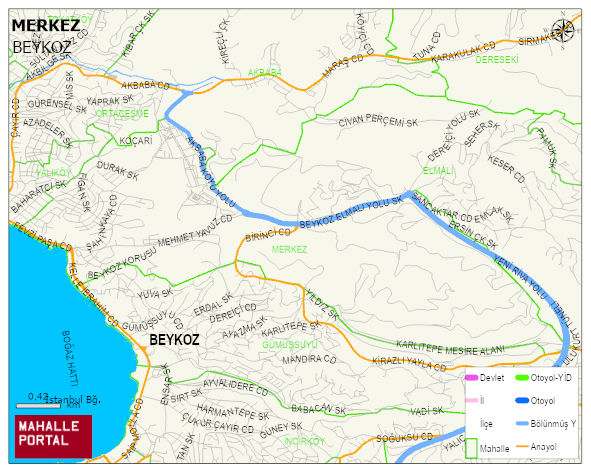 MERKEZ Mahallesi Haritası | İnteraktif Köy ve Mahalle Sınırları