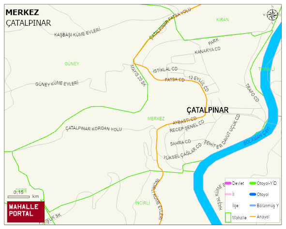 MERKEZ Mahallesi Haritası | Uydu Görüntüsü ve Harita Detayları
