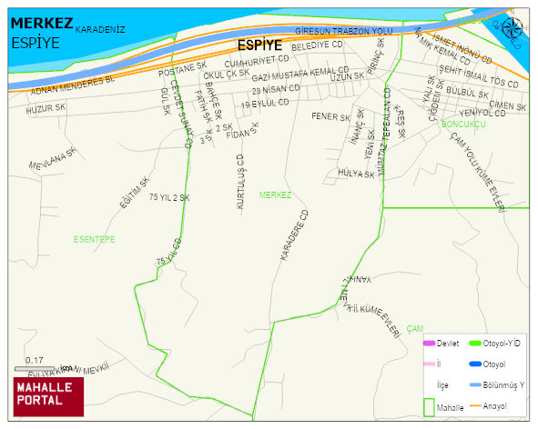 MERKEZ Mahallesi Haritası | Güncel Mahalle ve Köy Haritası