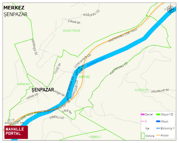 MERKEZ Mahallesi Haritası | Mahalle ve Köy Sınırı