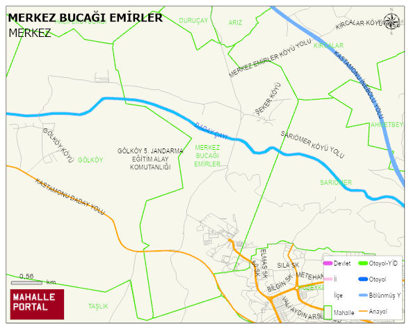 MERKEZ BUCAĞI EMİRLER Köyü Haritası | Güncel Mahalle ve Köy Haritası