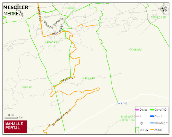 MESCİLER Köyü Haritası | Güncel Mahalle ve Köy Haritası