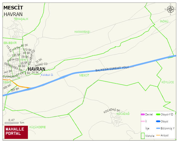 MESCİT Mahallesi Haritası | Güncel Mahalle ve Köy Haritası