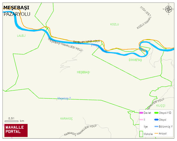 MEŞEBAŞI Mahallesi Haritası | Güncel Mahalle ve Köy Haritası
