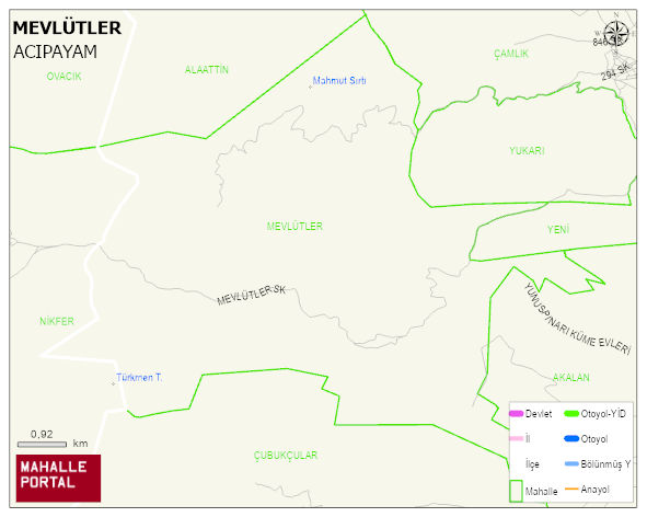 MEVLÜTLER Mahallesi Haritası | Mahalle Sokak Haritası