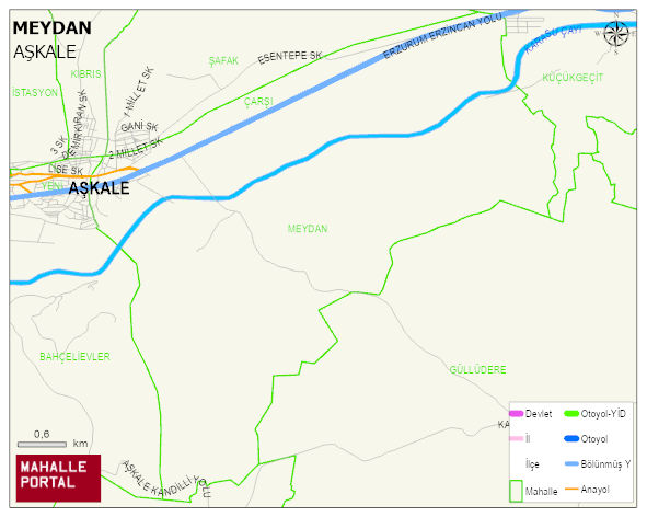 MEYDAN Mahallesi Haritası | İnteraktif Köy ve Mahalle Sınırları