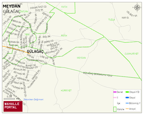 MEYDAN Mahallesi Haritası | Mahalle Sokak Haritası