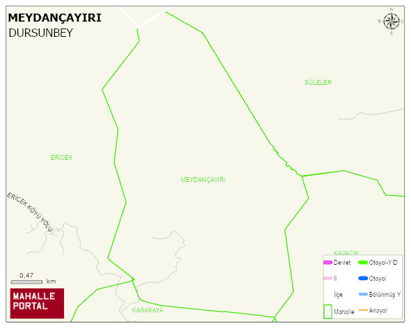 MEYDANÇAYIRI Mahallesi Haritası | Uydu Görüntüsü ve Harita Detayları