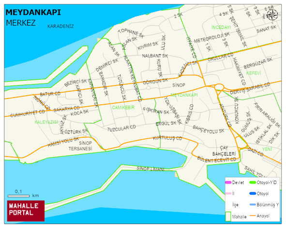 MEYDANKAPI Mahallesi Haritası | Güncel Mahalle ve Köy Haritası